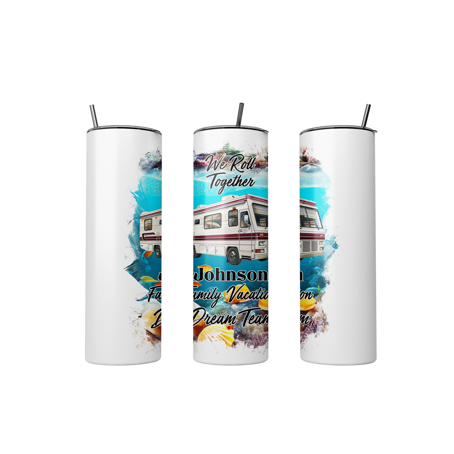 Personalized Family Vacation Dream Team 20 oz. Tumbler