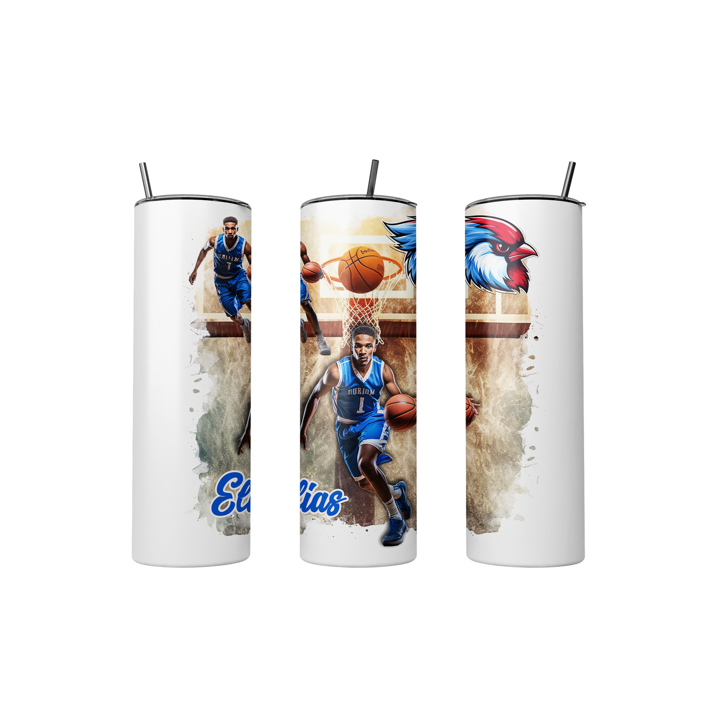 šPersonalized Basketball Mom Graphic Tumblerš