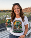 Custom Football Player 20 oz Tumbler | Personalized School Spirit Sports Tumbler with Photo, Team Name & School Colors and Mascot