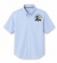 Adult BRCA Staff French Toast Blue Short Sleeve Oxford Shirt
