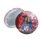 Custom Class Of 2025 Grunge Graduation Buttons - Set Of 8 🎓