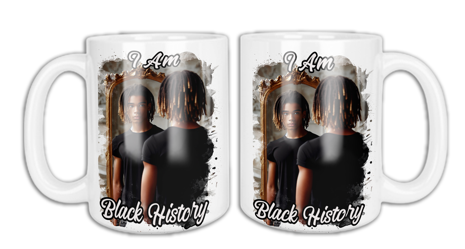 "Reflections Of Black Excellence" Graphic Mug #2