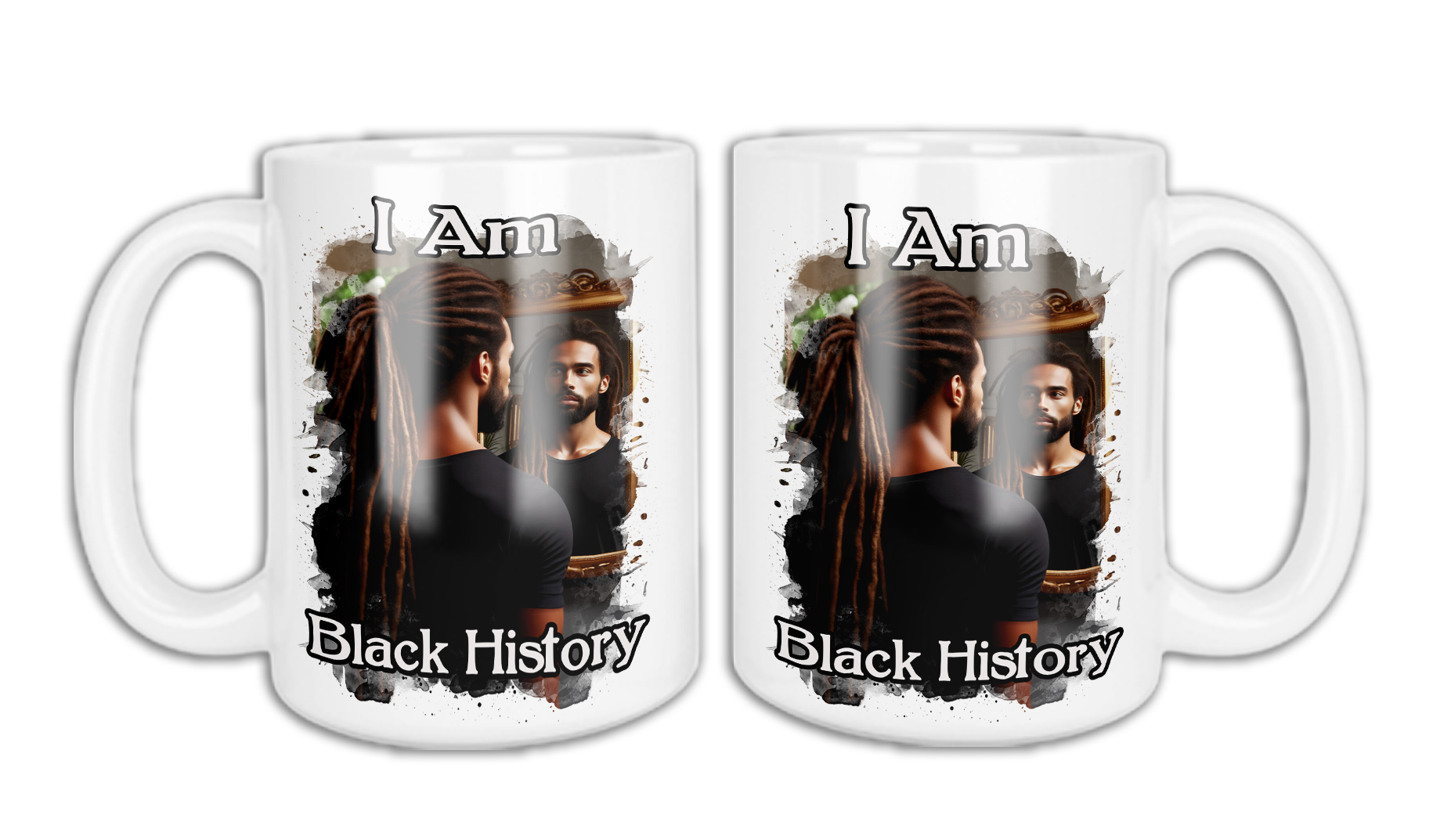 "Reflections Of Black Excellence" Graphic Mug #3 Main image