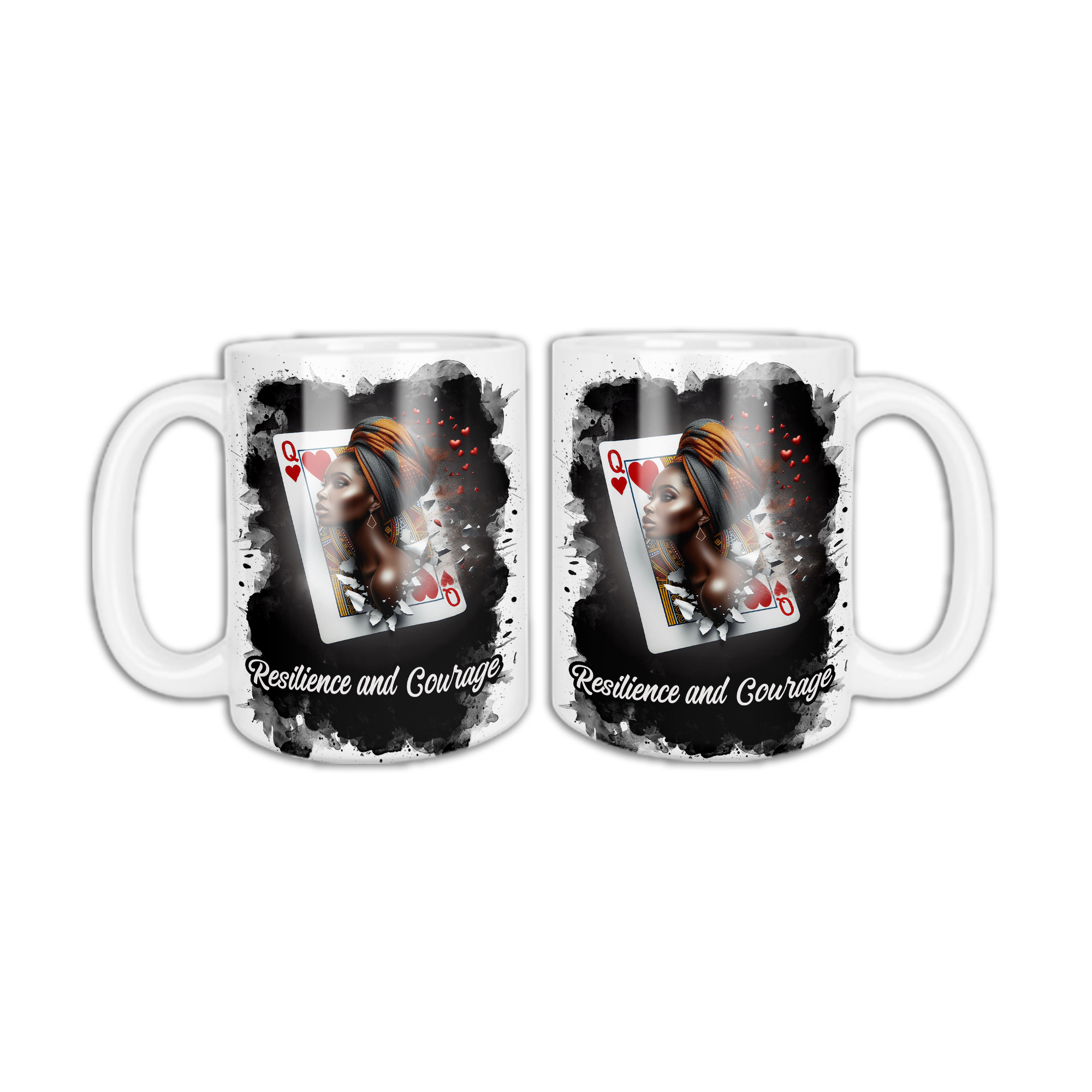 "Resilience and Courage" Graphic Mug Main image