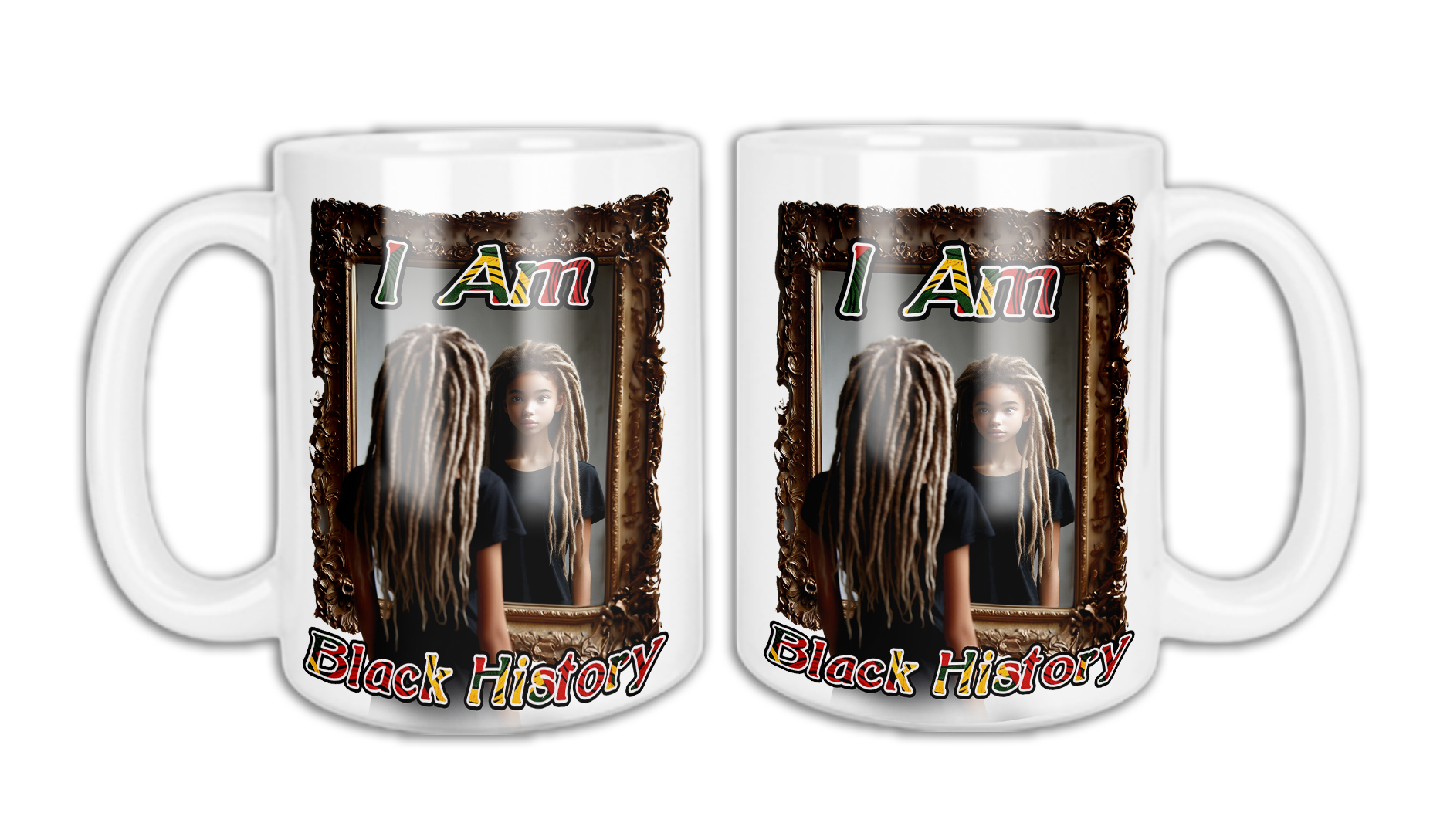 "Reflections Of Black Excellence" Graphic Mug Main image