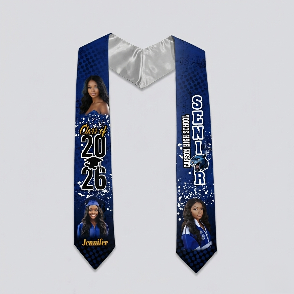 Custom Class Of 2025 Senior Legacy Graduation Stole 🎓