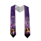 Custom Class Of 2026 Grunge Graduation Stole - V2