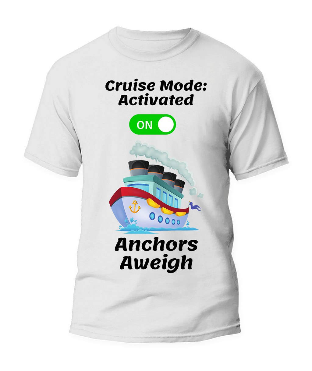 Cruise Mode Vacation T-Shirt | Adult and Youth Sizes