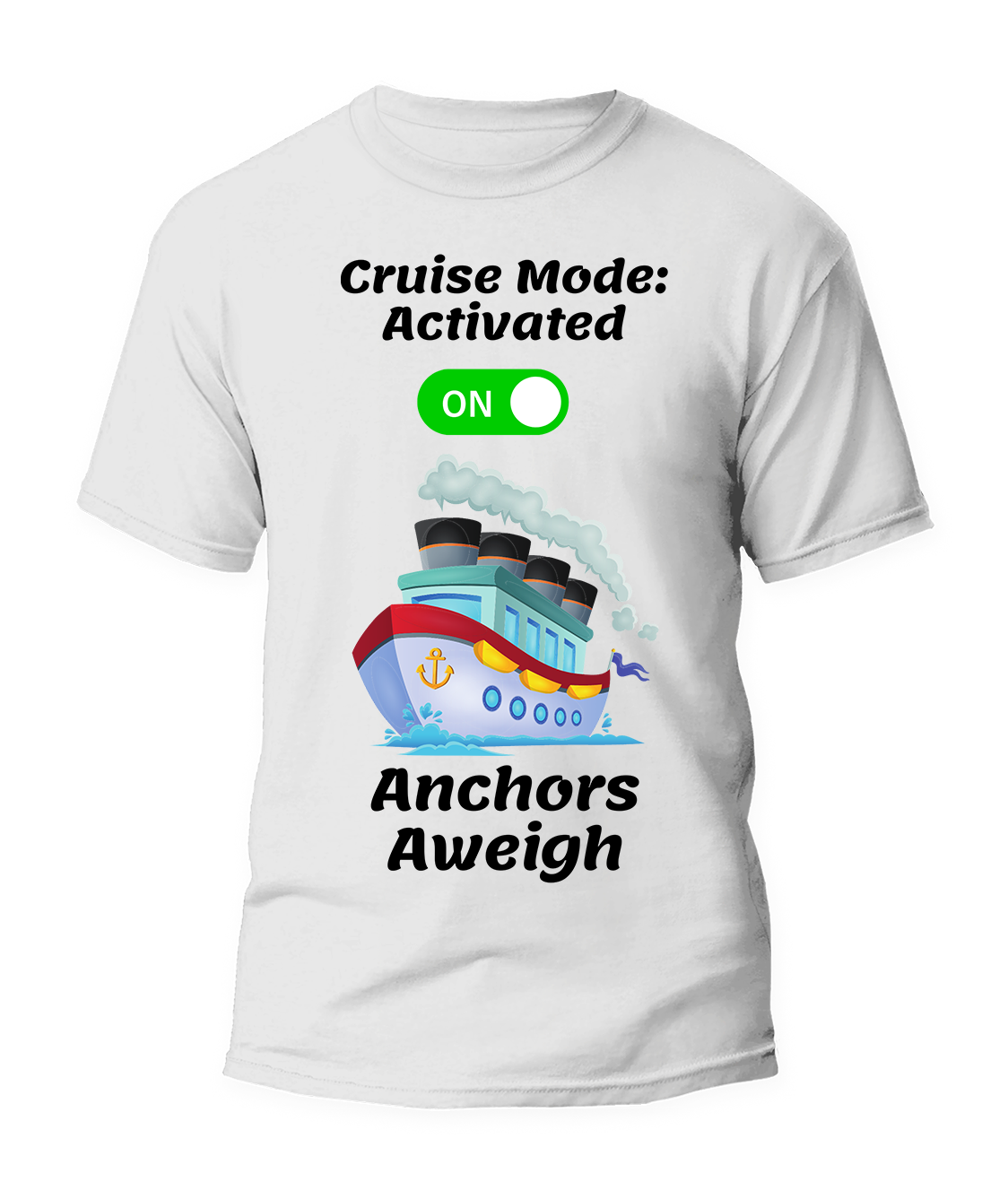 Cruise Mode Vacation T-Shirt | Adult and Youth Sizes