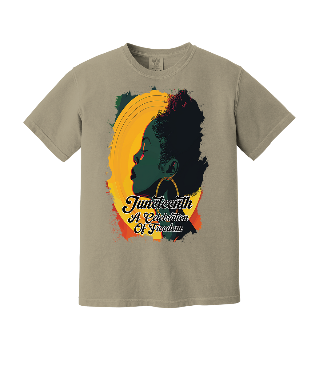 🔥Juneteenth "A Celebration Of Freedom" Comfort Colors T-Shirt🔥