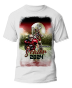 🎉Custom Team Football Helmet Theme Graphic T-Shirt - For You and Your Family 🎉