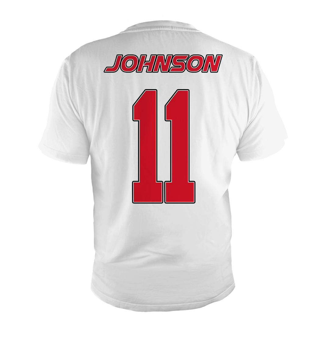 Personalized Water Splash Baseball T-Shirt – Custom Player Photo, Name & Number