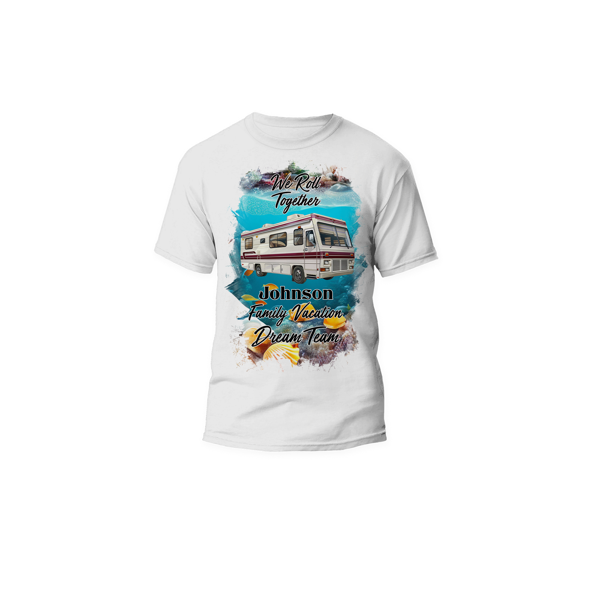 Personalized Family Vacation Dream Team T-Shirt | Adult and Youth Sizes