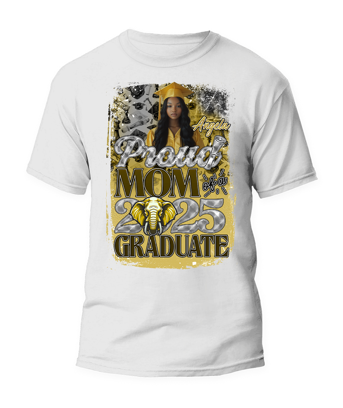🔥Custom Class Of 2025 Graduation Proud Mom, Dad, Sister, Brother, etc. T-Shirt🔥 Main image