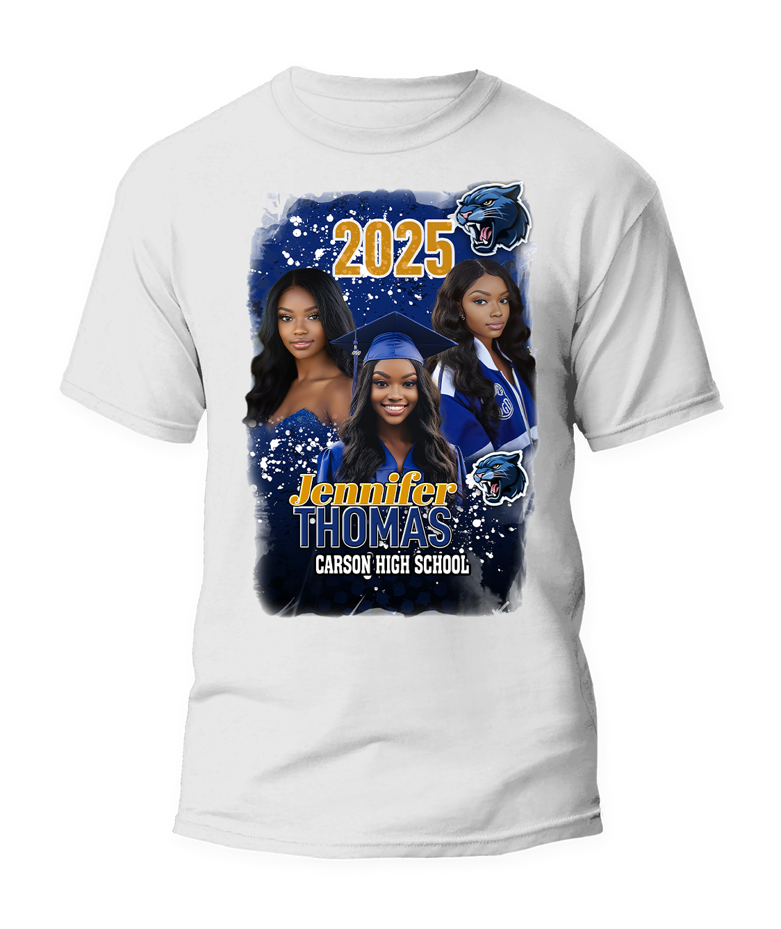 Custom Class Of 2025 Senior Legacy Graduation T-Shirt For You and Your Family 🎓