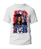 Custom Class of 2025 Grunge Graduation T-Shirt & Stole Set 🎓