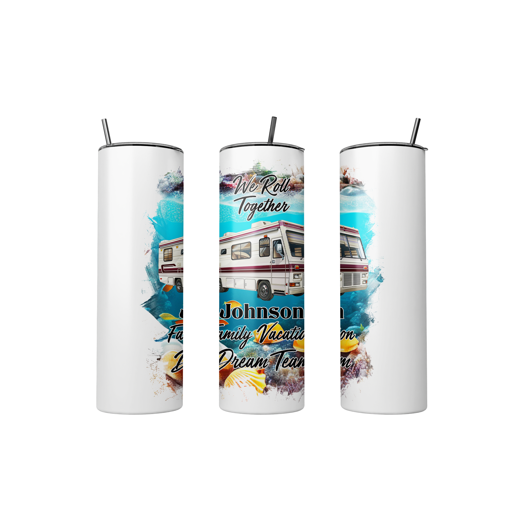 Personalized Family Vacation Dream Team 20 oz. Tumbler