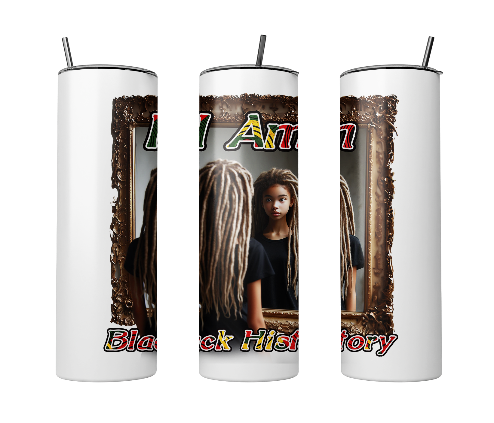 "Reflections Of Black Excellence" Graphic Tumbler