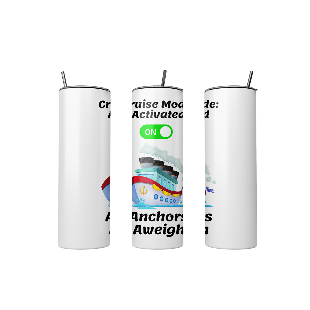 Cruise Mode Vacation Tumbler