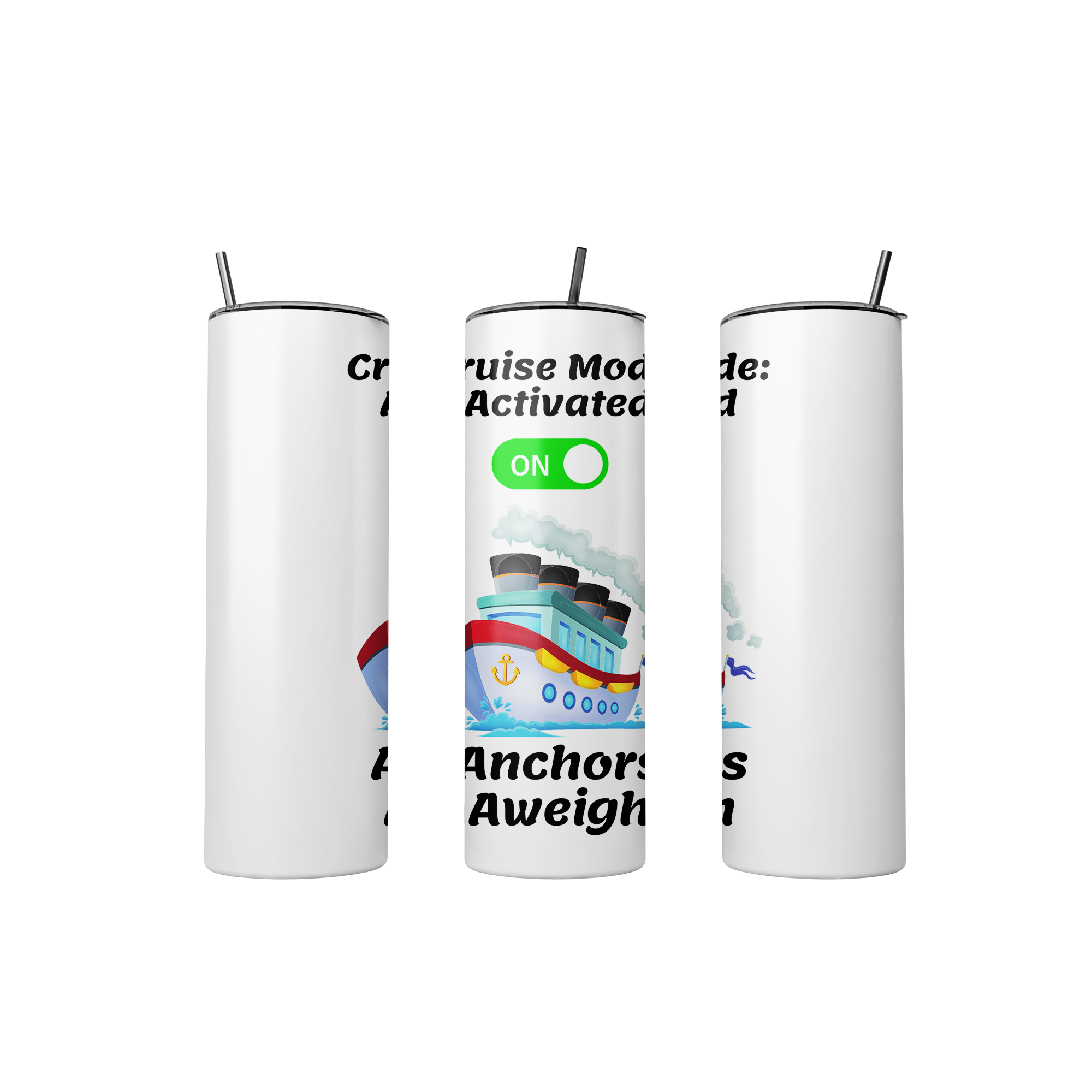 Cruise Mode Vacation Tumbler