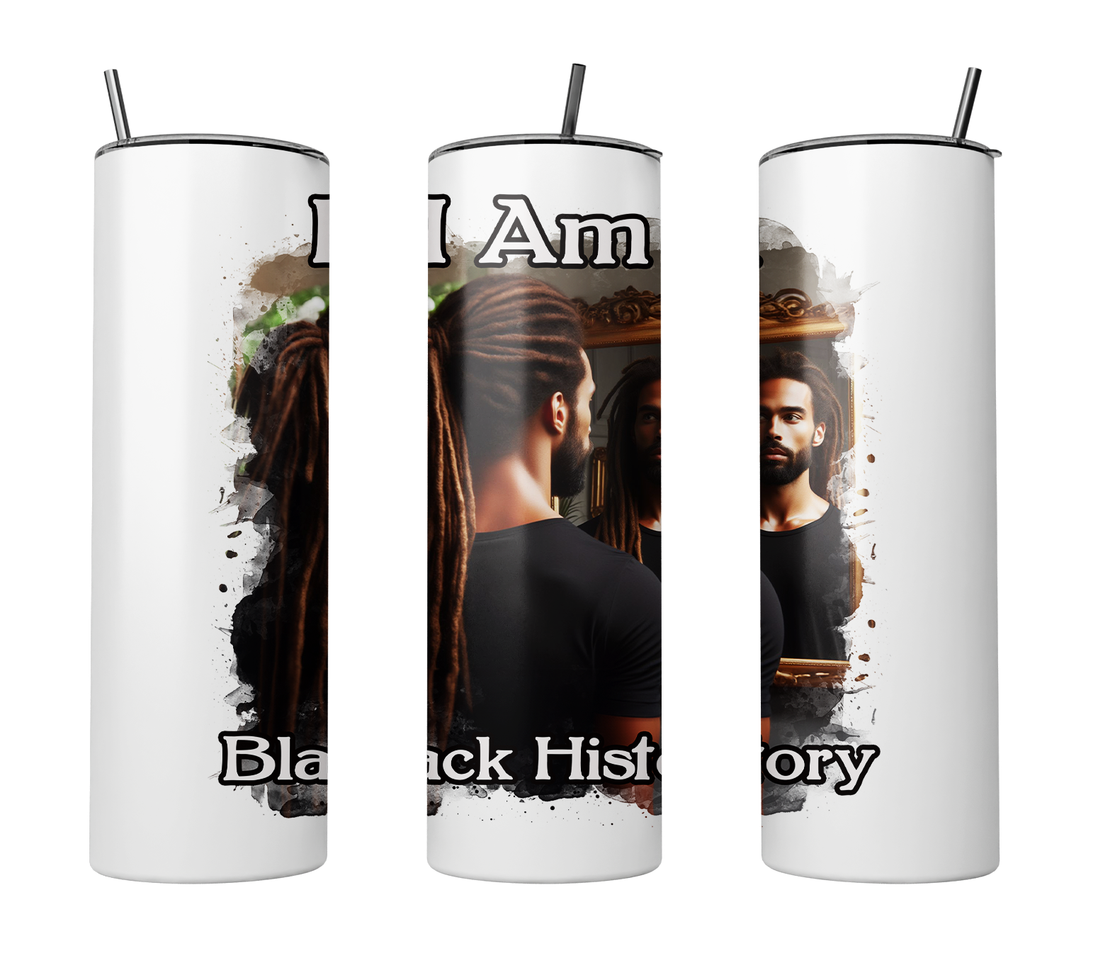"Reflections Of Black Excellence" Graphic Tumbler #3 Main image