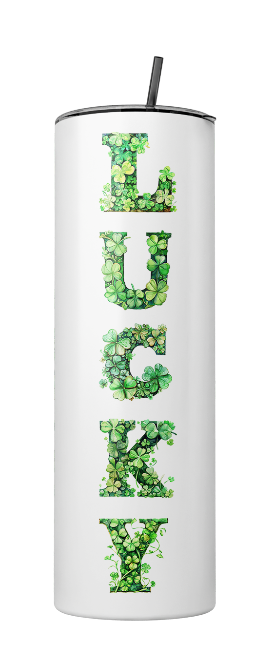 "LUCKY" St. Patrick's Day 20 oz Tumbler Main image