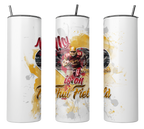 🎉Personalized My Heart Is On That Field Graphic Football Tumbler🎉