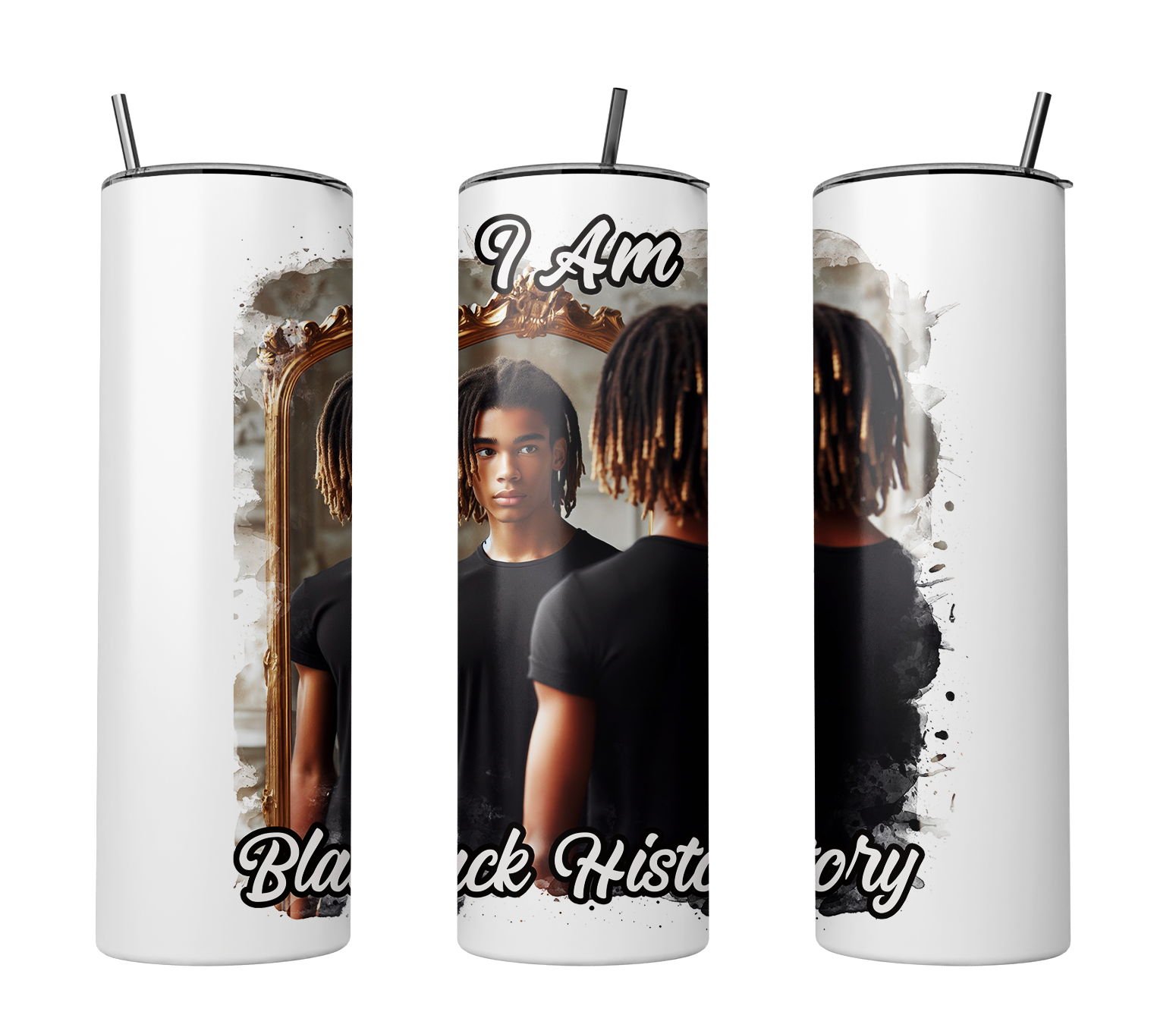 "Reflections Of Black Excellence" Graphic Tumbler #2