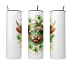 "Highland Cow" St. Patrick's Day 20 oz Tumbler