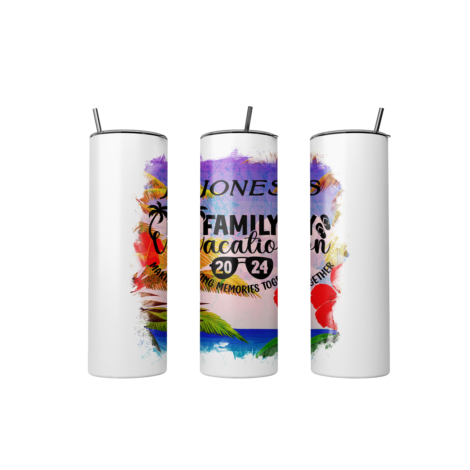 Personalized Family Vacation 20 oz.Tumbler Main image