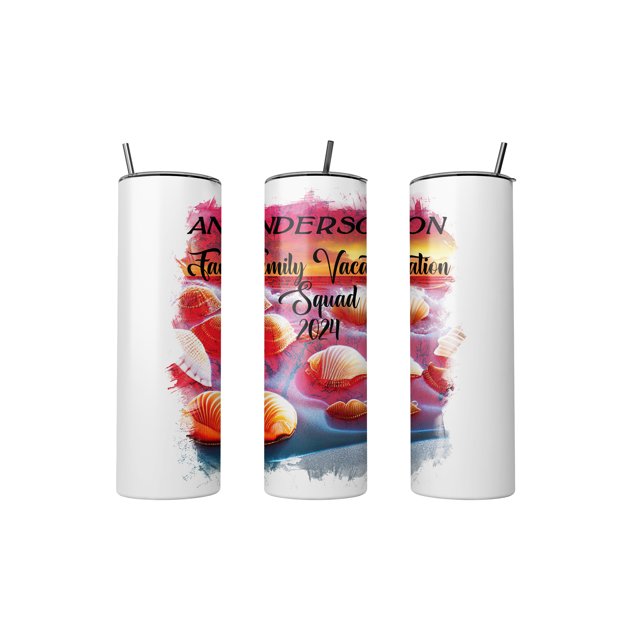 Personalized Family Vacation Squad 20 oz.Tumbler