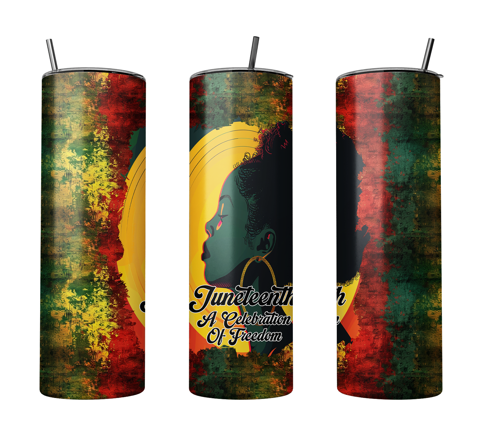Juneteenth "A Celebration Of Freedom" Tumbler Main image