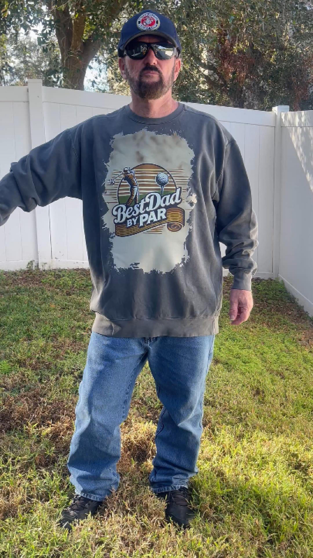 Trending "Best Dad By Par" Golf Sweatshirt ⛳🏌️‍♂️