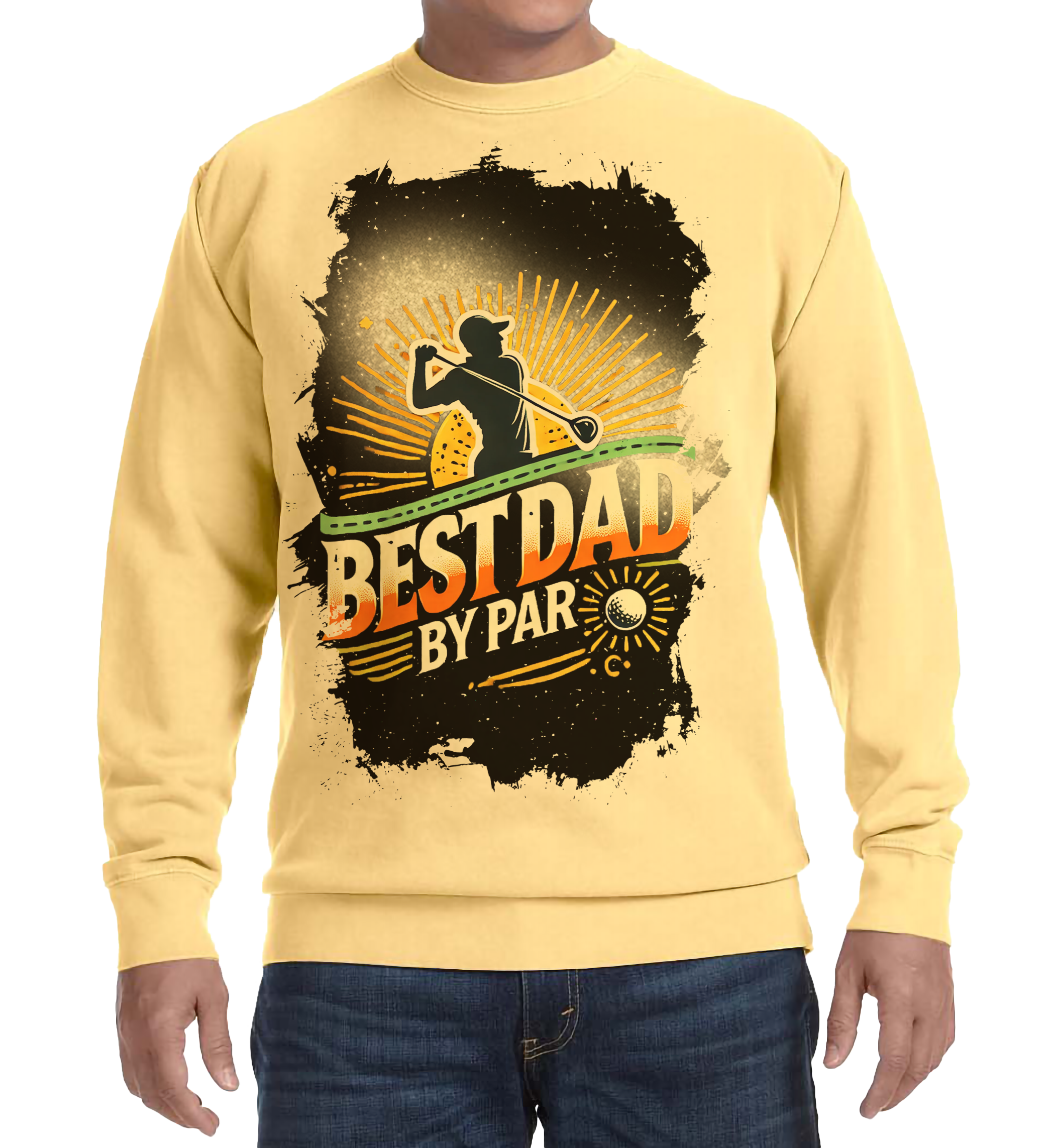 In Demand "Best Dad By Par" Golf Sweatshirt ⛳🏌️‍♂️ Main image