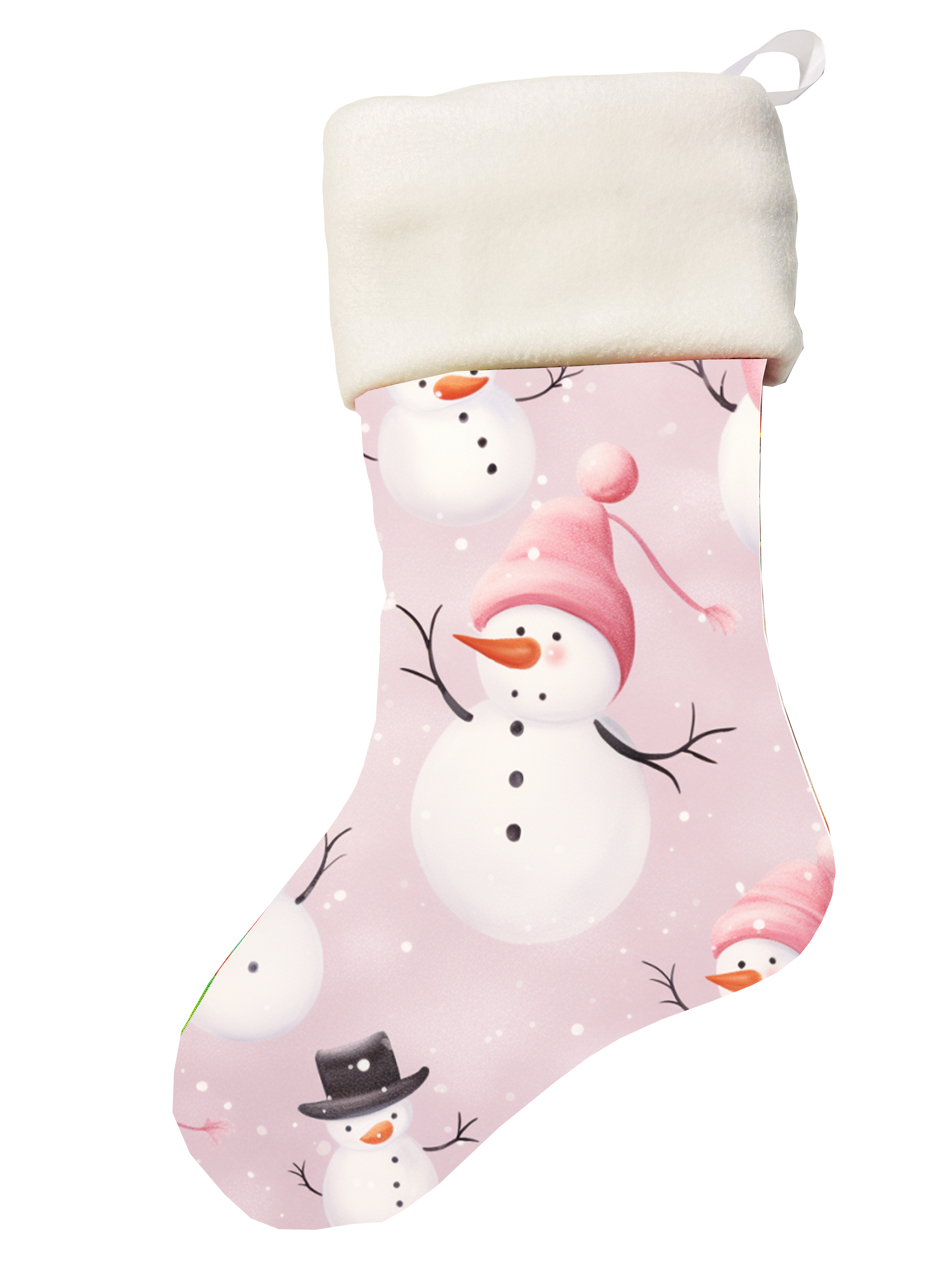 🎉Custom Pink Baby's First Christmas Stocking🎉