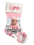 Custom Baby's First Christmas Stocking: Cherish the Magic! 🎉