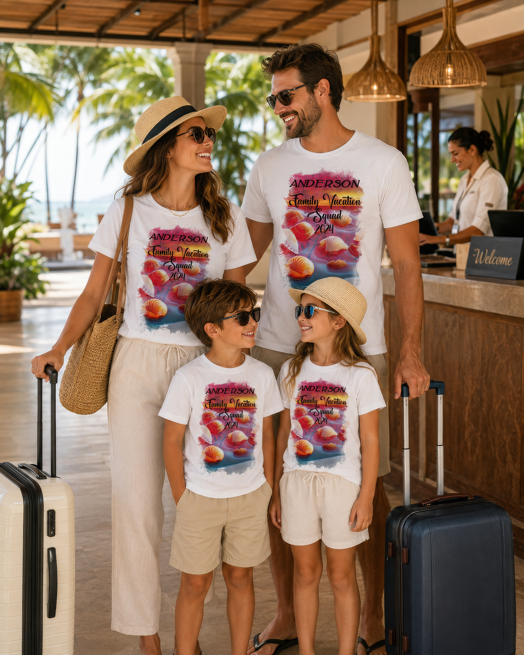 Personalized Family Vacation Squad T-Shirt | Adult and Youth Sizes