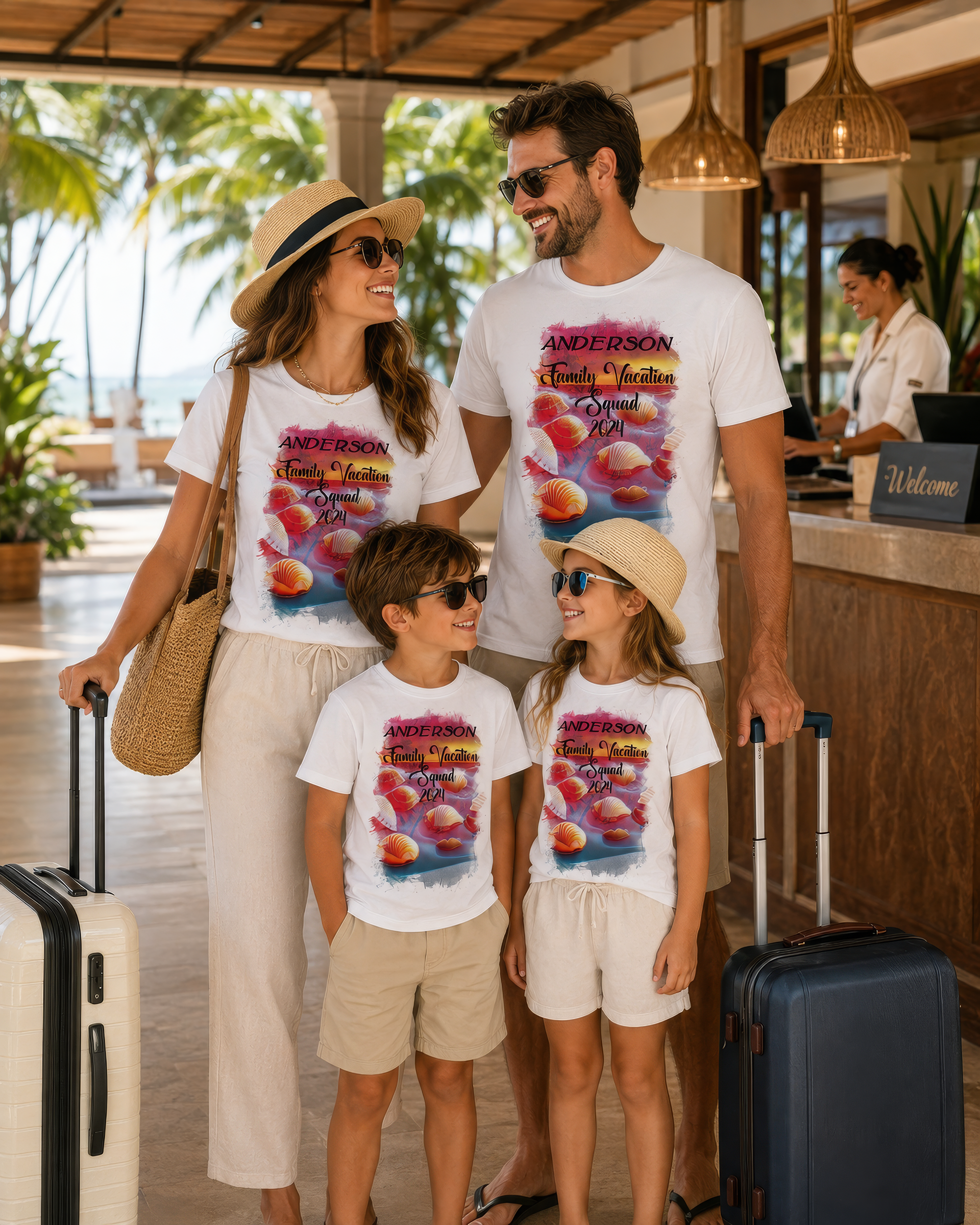 Personalized Family Vacation Squad T-Shirt | Adult and Youth Sizes