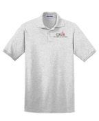 Jerzees Unisex 437 Spotshield Polo with COGTB Temple Staff Logo