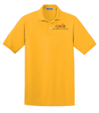 Jerzees Unisex 437 Spotshield Polo with COGTB Temple Staff Logo