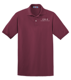 Jerzees Unisex 437 Spotshield Polo with COGTB Temple Staff Logo