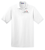 Jerzees Unisex 437 Spotshield Polo with COGTB Temple Staff Logo