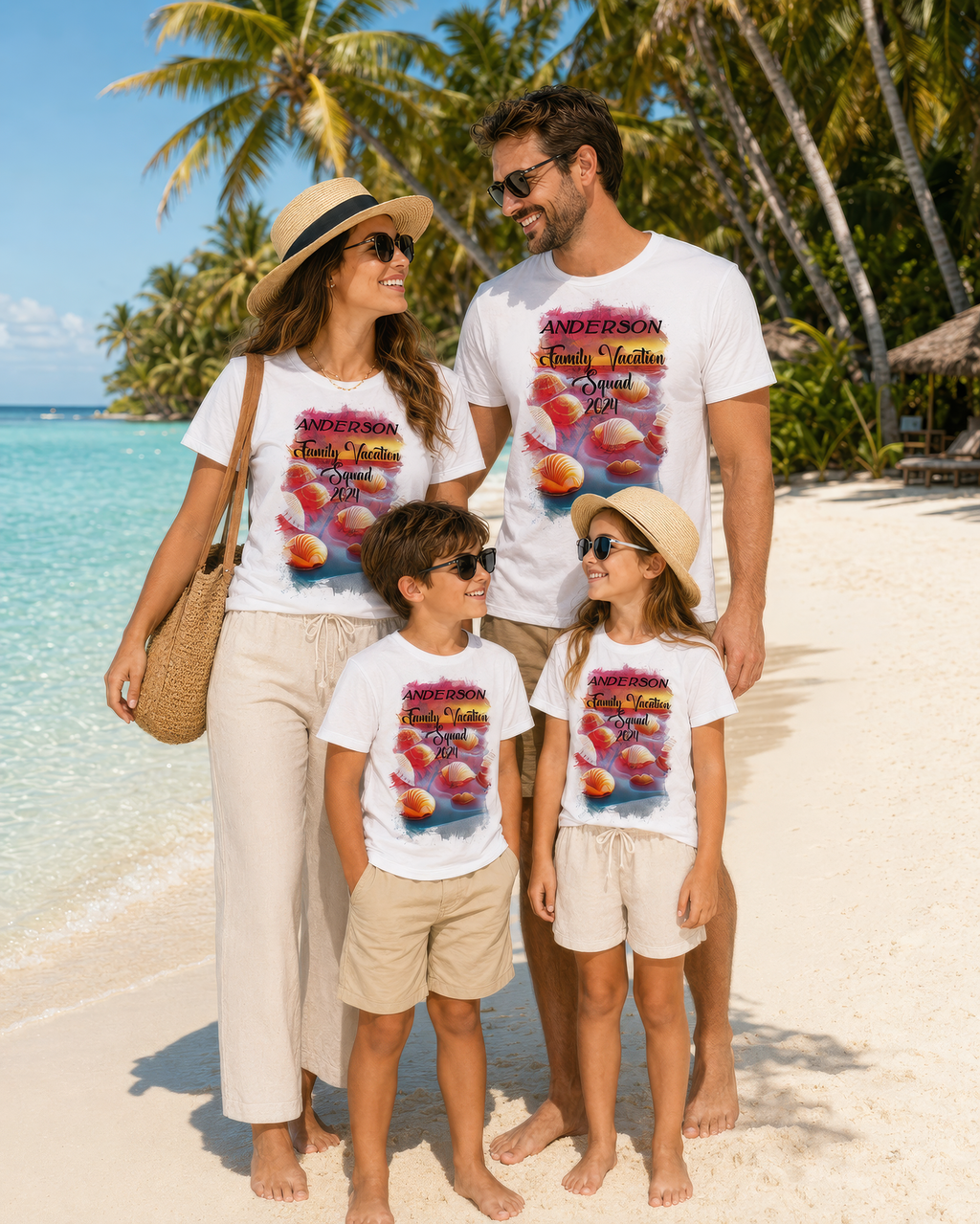 Personalized Family Vacation Squad T-Shirt | Adult and Youth Sizes