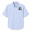 Adult BRCA Administrator French Toast Blue Short Sleeve Oxford Shirt