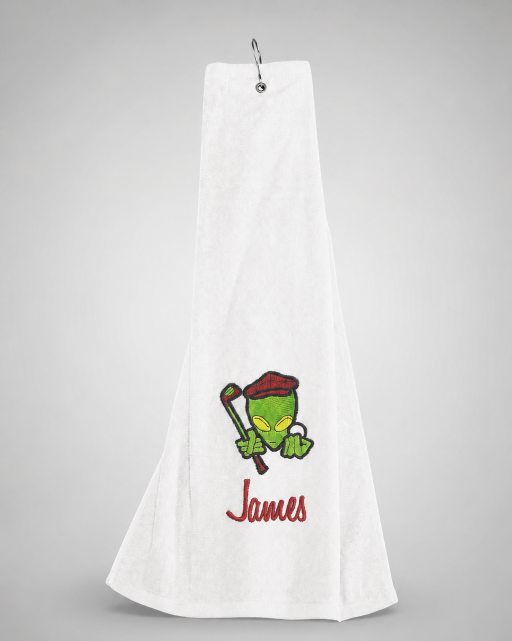 Alien Out-of-This-World Personalized Golf Towel 🌌⛳