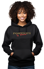 🎉Black "Positivity Is Power" Inspirational Hoodie🎉