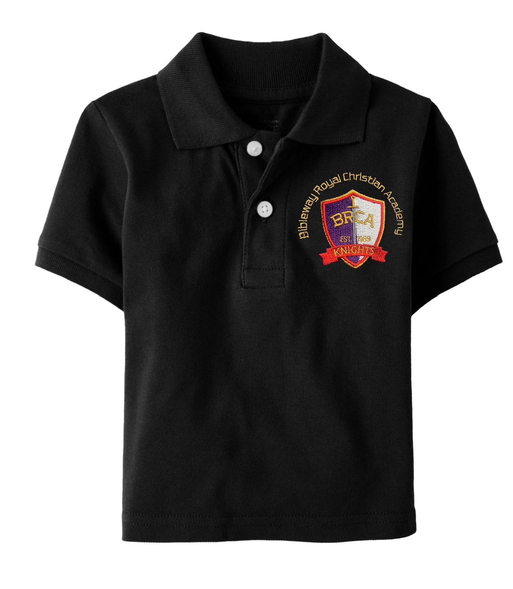 The Children’s Place Boys Uniform Pique Polo Embroidered with School Logo