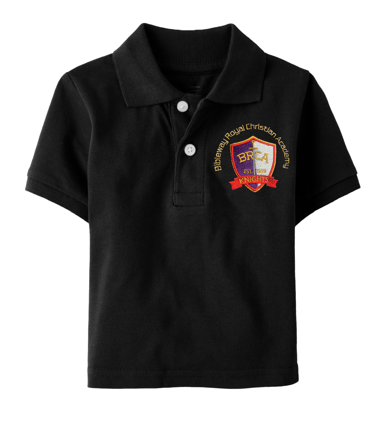 The Children’s Place Boys Uniform Pique Polo Embroidered with School Logo