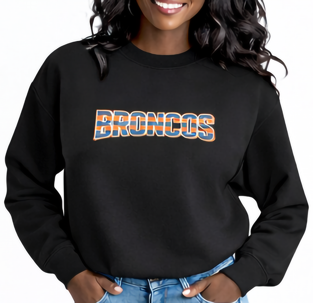 BRONCOS Classic Unisex Crewneck Sweatshirt