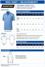 COGTB Staff Unisex Polo – Blue Wake Heather